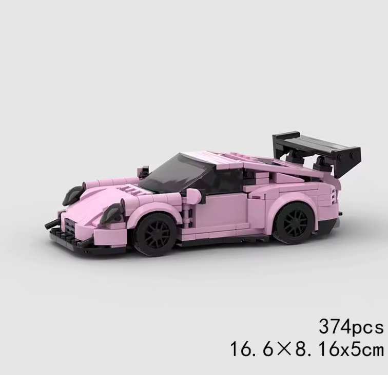 DIY Sports Car Building Set (MOC Style)