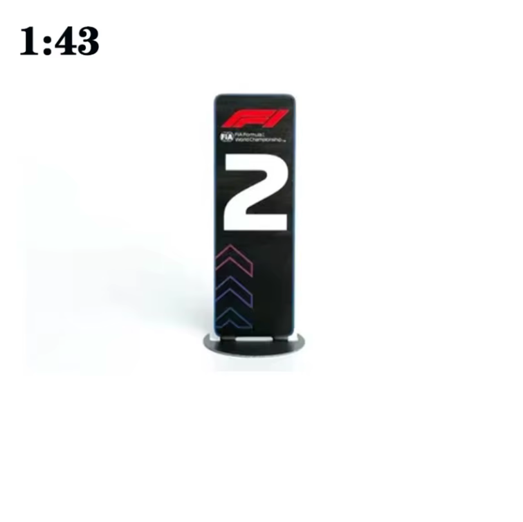 F1 Podium Finish Display Boards  1:43