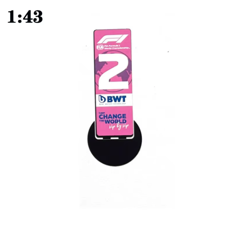 F1 Podium Finish Display Boards  1:43