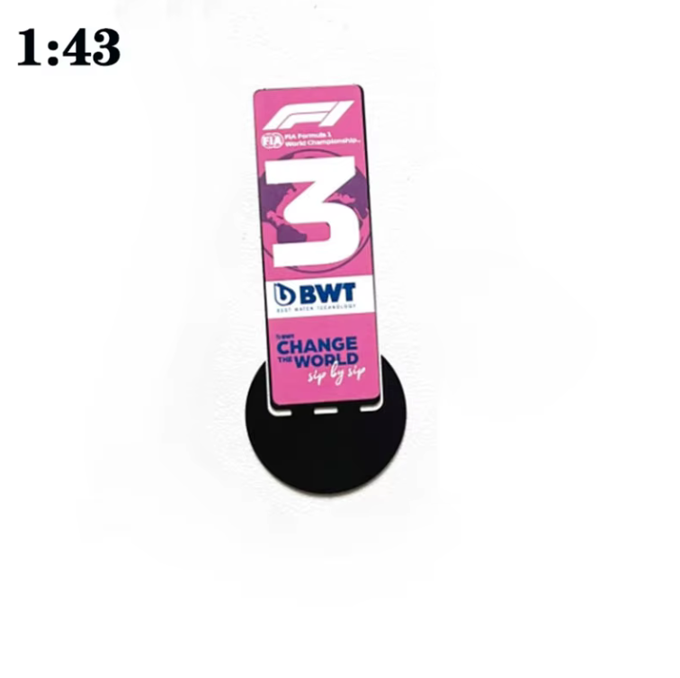 F1 Podium Finish Display Boards  1:43