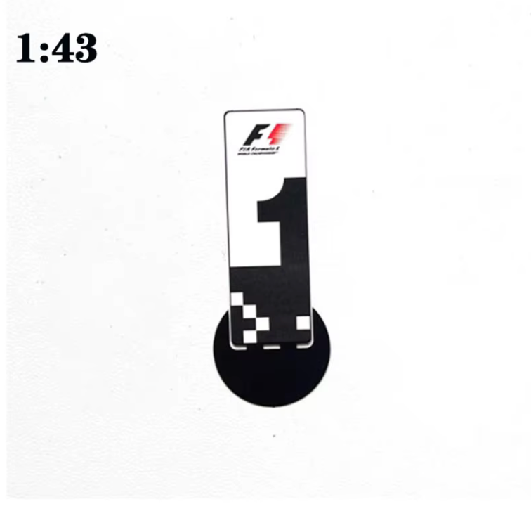 F1 Podium Finish Display Boards  1:43