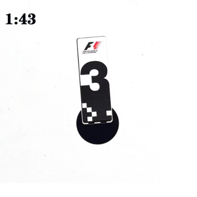 F1 Podium Finish Display Boards  1:43
