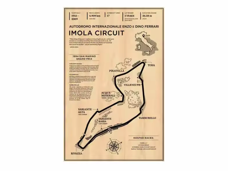 Formula Racer Aesthetic Poster (Unframed)