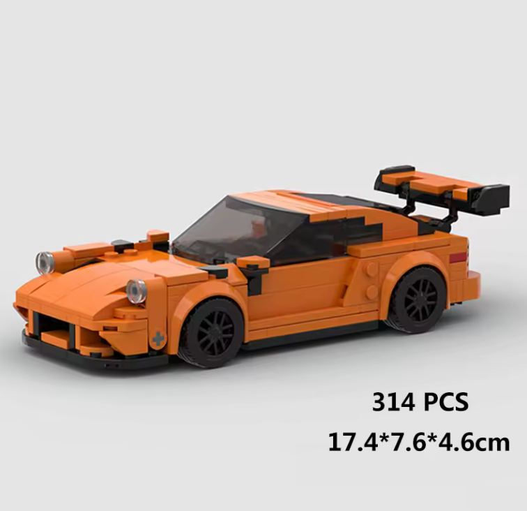 DIY Sports Car Building Set (MOC Style)