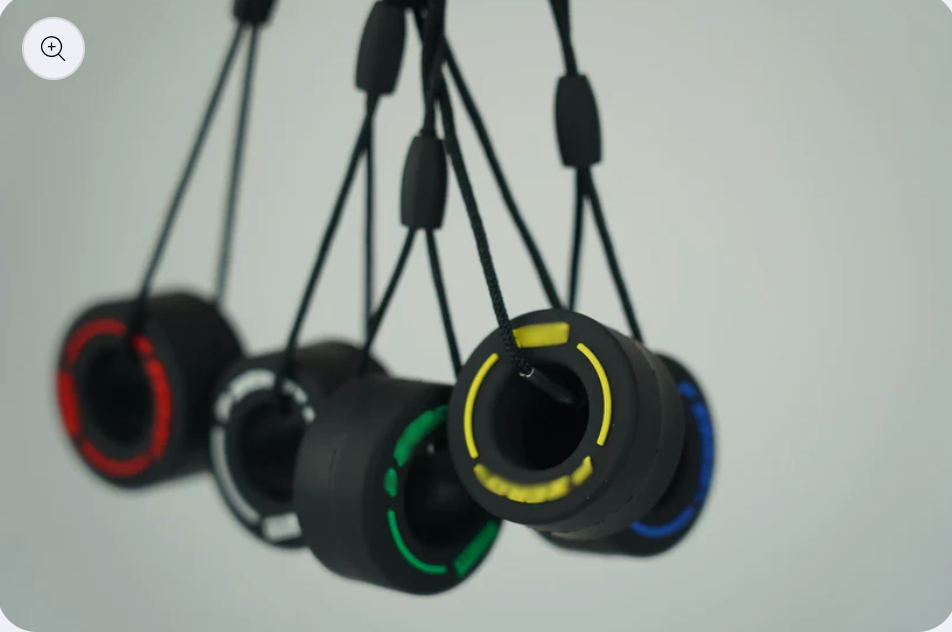 Mini Formula 1 tire keychain